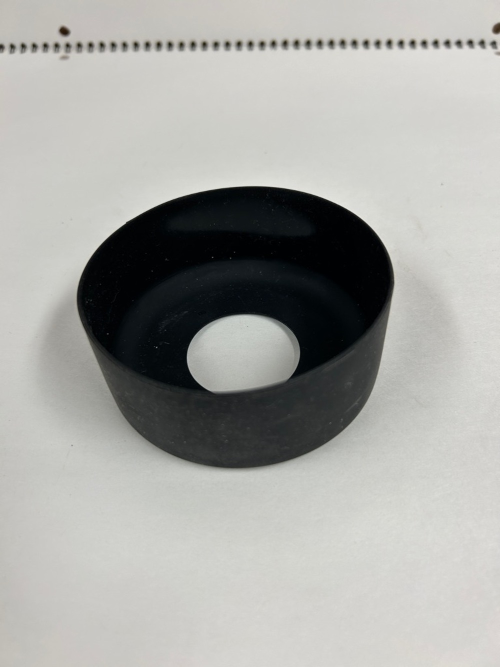 Black Silicone Water Bottle bottom
